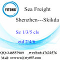 Shenzhen Port LCL Consolidação Para Skikda